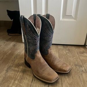Ariat Brown Leather Western Boots